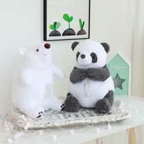 Day Faculty Soft Mianian Polar Bear Tissue Box Cute Panda On-board Multifunction Paparazzi Tissue Drawing　