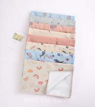 South Korea Ins Baby Urine Mat Waterproof washable Urine Mattress Baby Anti Leakage Dinosaur Rainbow Overnight Sheets