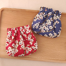Zero Wallet Fabric handmade and wind headphones Contained Bag Cute Day Ensemble Charger Mini Portable Lady Coin Bag