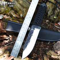 Forging knife tactics military small straight knife outdoor self-defense saber high hardness knife field survival special combat carry-on