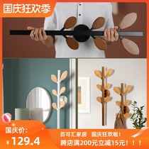 Nordic Wall leaf coat rack Wall bedroom hanger metal hanger porch home clothing rack