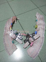 Handmade floral complex folding material White Dragon God CP square 120cm Valley Peak version one meter two kraft paper