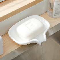 Japanese soap box drain diversion silicone large non-perforated toilet creative soap rack