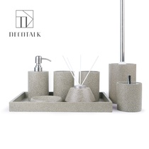 DecoTalk resin bathroom wash set bathroom four-piece business gift wedding kit