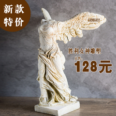 新款胜利女神雕人像欧式天使雕塑树脂工艺品摆件客厅家装饰品送人