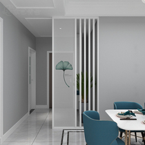 Nordic modern screen partition living room bedroom entrance to the home to block the household simple solid wood decoration small apartment type