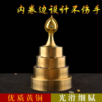 Pure copper tantric Buddha repair for seamless Manza pan Mancha Romanda chassis batch hair 14cm