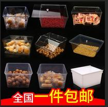 Supermarket candy display box plastic box dried fruit box Pickles box transparent food box with lid bulk dried fruit snack box