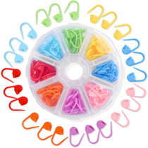 Creative combination color mark pin safety pin plastic small pin hand wool mark pin paper clip