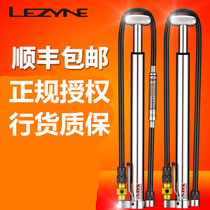 LEZYNE thunder sound bike mountain road car mini portable floor high pressure pump with barometer