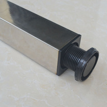 Stainless steel support foot bar custom-made desk foot table leg bracket dining table desk square foldable bed leg