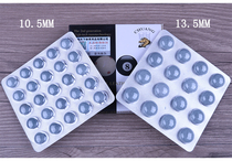 Chuang card leather head English snooker club American black eight 8 small head Club special leather head billiard accessories