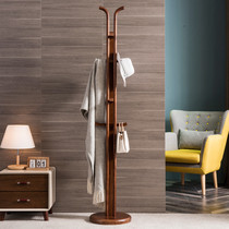 New Chinese coat rack solid wood bedroom floor-to-ceiling hanger ins Nordic simple modern creative large hanger