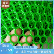 Fleshy fence anti-theft window sill net flower frame grid flower pot pad breathable plastic color flat white fence net