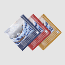 Japan Made Mountain Benjen Mens Handkerchief Handkerchief Pure Cotton Ultra-thin Floating Sketching Kagawa Surf