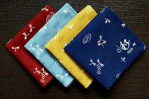 Japanese style handkerchief Handkerchief Pure cotton thickened mens use Womens use instant water 52*52cm