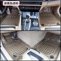 Transparent car floor mat plastic universal car PVC full surrounded waterproof full set easy to clean