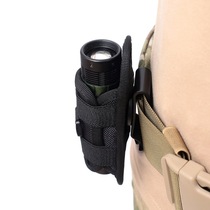 Portable flashlight case 360 rotating flashlight bag Tool bag Tactical backpack accessory Waist hanging quick pull sleeve Outdoor