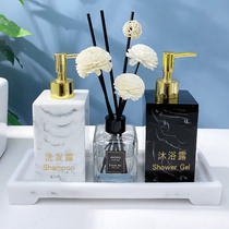 Creative hotel hand sanitizer bottle European bathroom lotion bottle beauty shop shampoo split bottle shower gel bottle