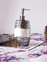 Palace wind light luxury ceramic press bottle toilet hand sanitizer Shower Gel Shampoo detergent lotion bottle