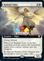 AFR Commander Juzhen Expanded Painting Single Card English Golden Hui Light and Blazing God 278