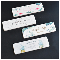 SwanLace Nordic marbled diatomite diatomite diatom mud wash table water absorption quick-drying extended soap tray