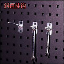 Square hole hook Square hole hole board hook Hardware tool rack Tool display Wallboard hook Shelf Hook Pylons