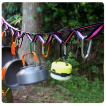 Outdoor camping tent canopy lanyard outdoor clothesline artifact punch-free dormitory household drying rope