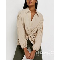 UK 02 07 pint womens dress new collar light-coloured kinder comfort 100 lap shirt