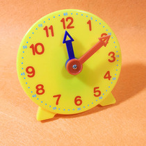 Children Linkage Clock Toy Kindergarten Early Teaching Awareness Time Teaching Aids Clock Face Clock Model 3-6-year-old math