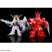 Bandai venue limited SDEX transparent cow gundam VS Sha Zabi color transparent set