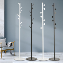 Clothes rack Floor hanger Simple modern Wrought iron coat rack Bedroom net red household Nordic single rod simple