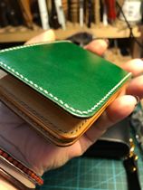 Handmade original Italian plant tanned cowhide multi-page vintage drivers license driving certificate bag card bag card sleeve protective case