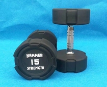 HAMMER STRENGTH HUMMER DUMBBELL TPU Environmental protection MATERIAL PURE STEEL INNER CORE Jujube karyotype GRIP OUTLET