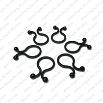 Small black interlocking cable management clip Computer cable management supplies 2 5 yuan=15