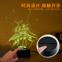Animation peripheral high model fate attack free angel wings unicorn dares to meet night light