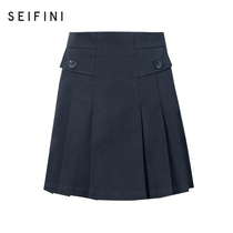 Shopping mall's same style of shifanli 2020 summer new short skirt women's pleated skirt high waist A-line skirt 3b4241491