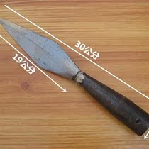 Two-tooth iron fork harpoon three-tooth fork Agricultural Garden Garden fork gardening tool steel fork haystack fork defense tool martial arts