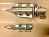 Lawn mower accessories perforated drill bit thickened steel double leaf tobacco planter perforator smoke nest fertilization