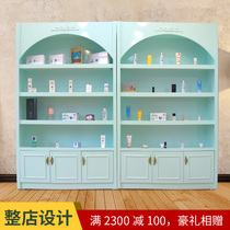 Cosmetics display cabinet Display cabinet Shelf shelf Multi-layer glass cabinet Beauty salon product display cabinet container