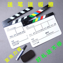 English and Chinese field scoreboard film clapping board and board director board acrylic film and film crew field scoreboard
