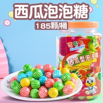 Beautiful rabbit Watermelon Bubble Gum barrel 8090 after nostalgic snack Net Red sharing childhood children chewing gum fruit
