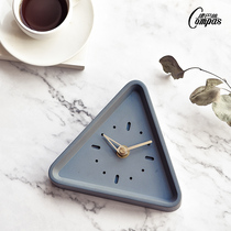 Conbas clock silent scanning Nordic living room bedroom study simple fashion INS small clock