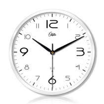 Kangbas clock living room bedroom creative metal wall clock mute scanning three generations smart radio clock 406