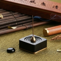 Black wood thread incense insert Room Buddhist incense plate Incense holder Agarwood line incense burner Incense holder
