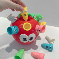 Apple Catch to Pair Toys Digital Matchup Game Baby Male Girl Child Hand-eye Coordination Puzzle Early Education