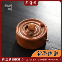 (Galaxy Music Box) Create a woodworking room Sky City Wood Music Box Walking Heart Birthday Gift for Girls