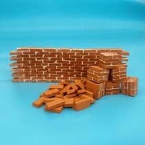 Brick model building 1 35 scene micro landscape World War II scene antique professional mini super small red brick