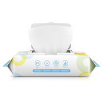 Plant baby Wet Wipes 80 pull with lid portable wet tissue paper Children Baby hand mouth wet tissue