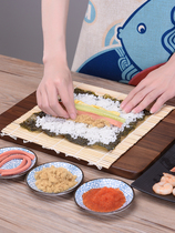 Japanese sushi tools Nori roll curtain Bamboo curtain Household non-stick rice cooking mold Nori bag rice set